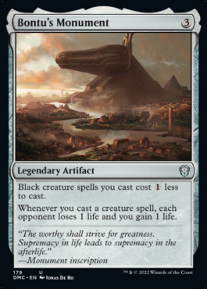 Bontu's Monument [Dominaria United Commander] | Rook's Games and More