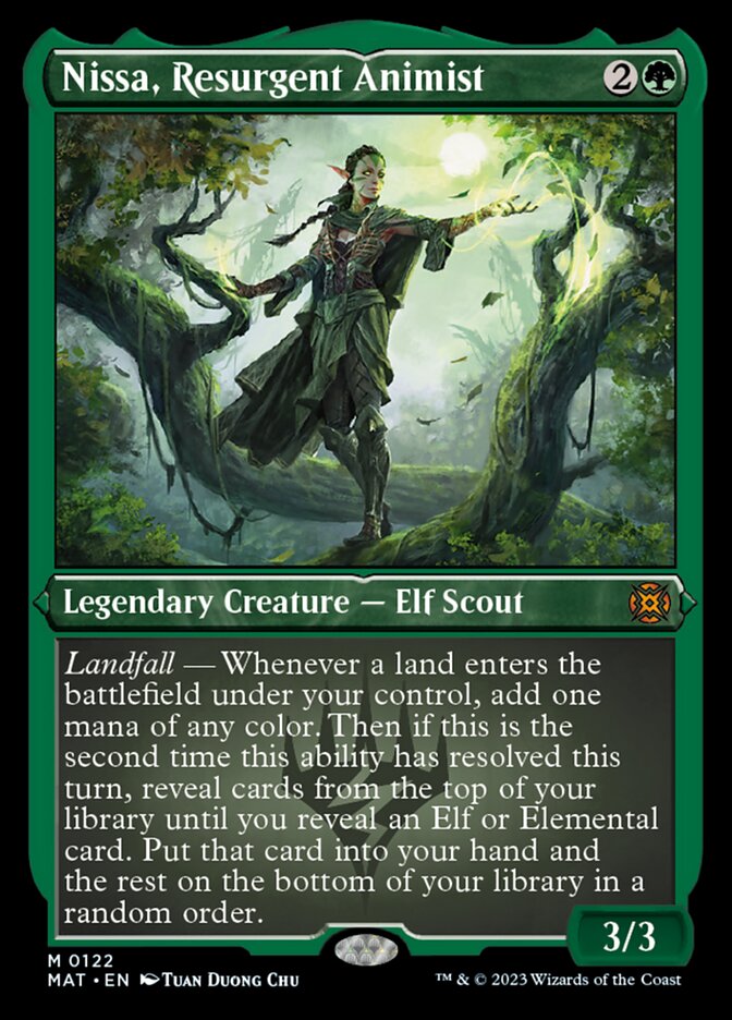 Nissa, Resurgent Animist (Foil Etched) [March of the Machine: The Aftermath] | Rook's Games and More