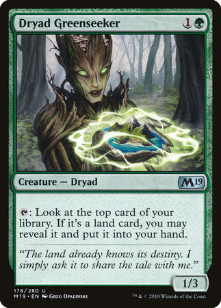 Dryad Greenseeker [Core Set 2019] | Rook's Games and More