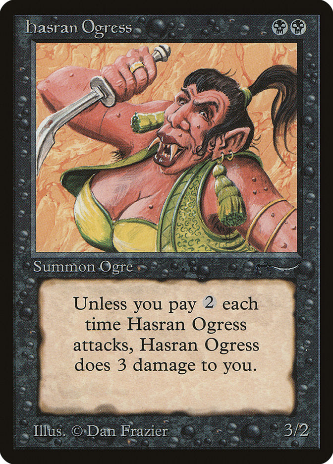 Hasran Ogress (Light Mana Cost) [Arabian Nights] | Rook's Games and More