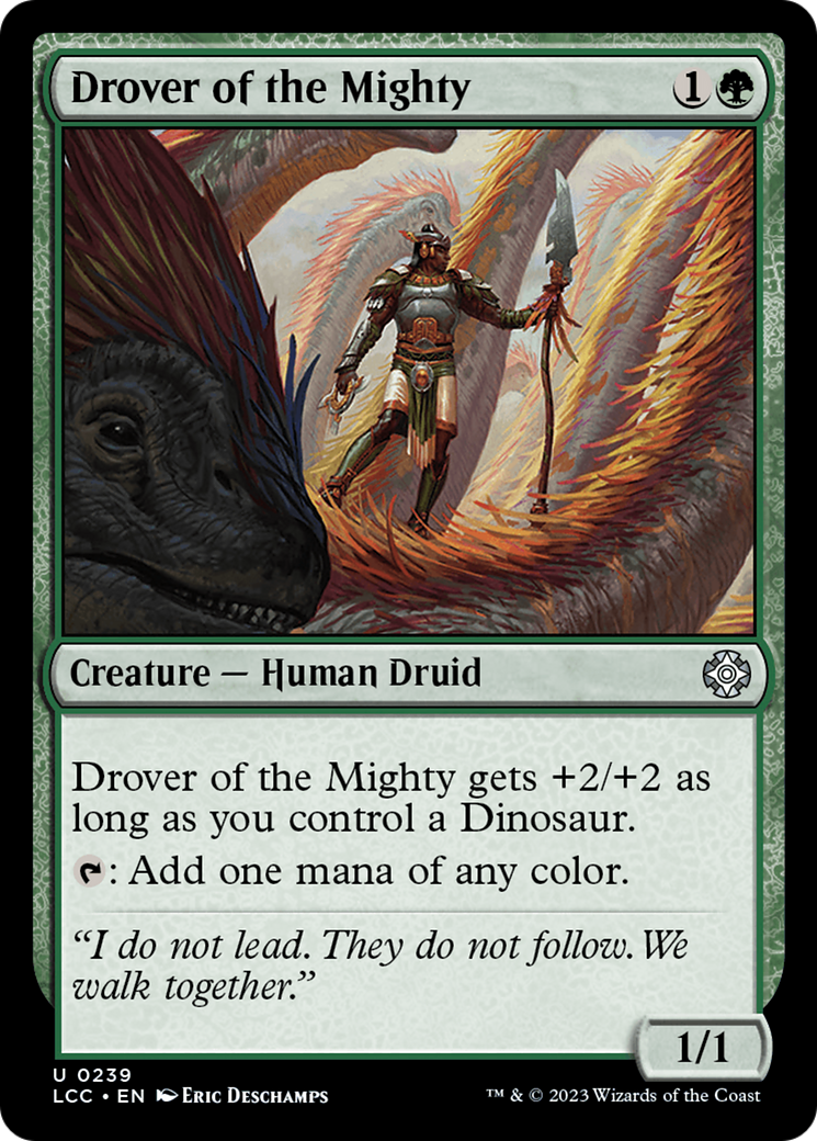 Drover of the Mighty [The Lost Caverns of Ixalan Commander] | Rook's Games and More