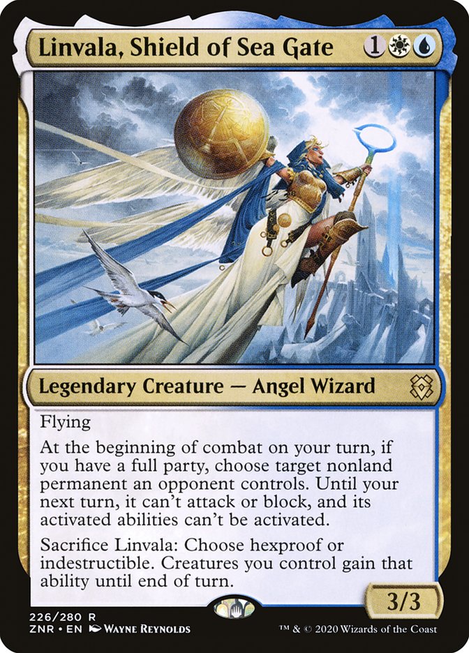 Linvala, Shield of Sea Gate [Zendikar Rising] | Rook's Games and More