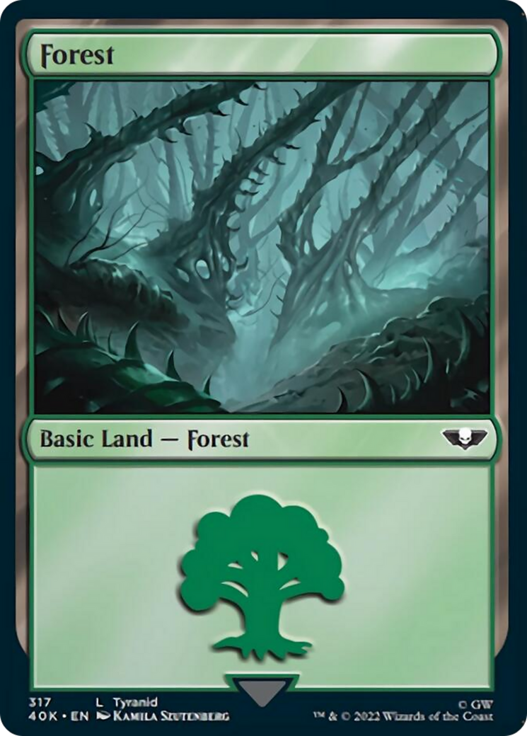 Forest (317) [Universes Beyond: Warhammer 40,000] | Rook's Games and More