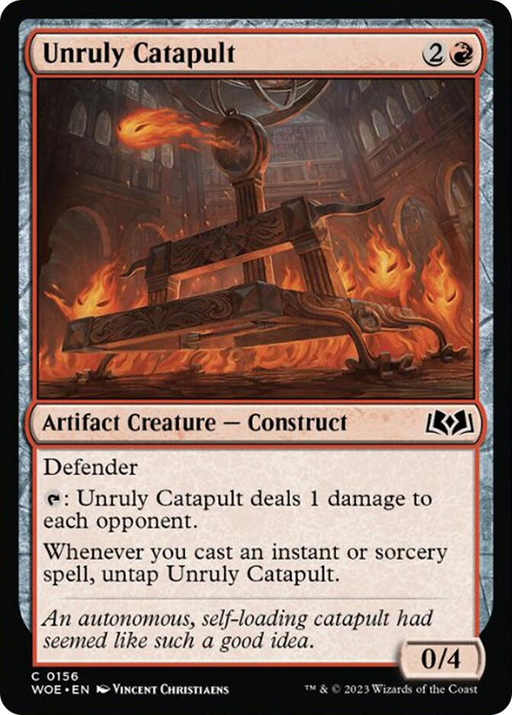 Unruly Catapult [Wilds of Eldraine] | Rook's Games and More