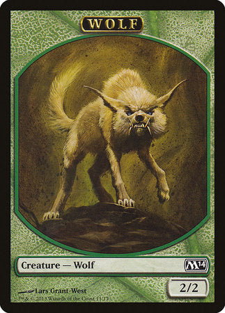 Wolf Token [Magic 2014 Tokens] | Rook's Games and More