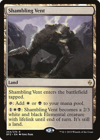 Shambling Vent [Battle for Zendikar] | Rook's Games and More