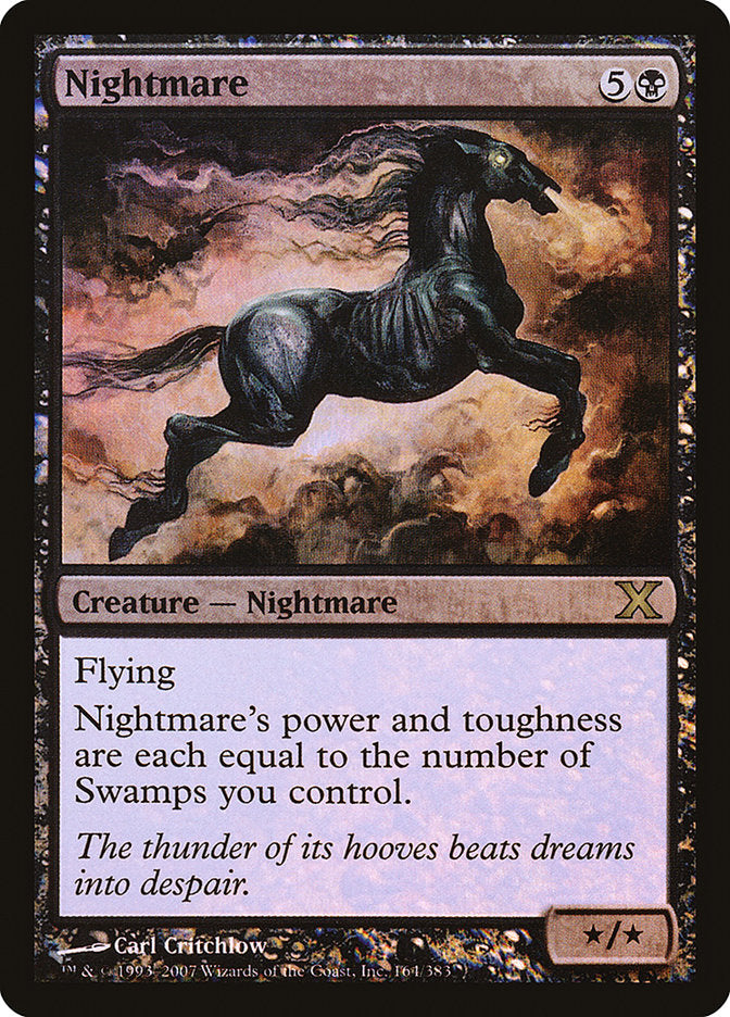 Nightmare (Premium Foil) [Tenth Edition] | Rook's Games and More