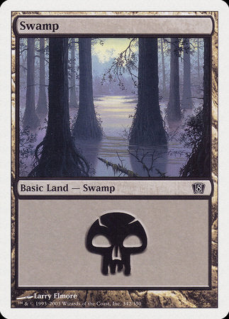 Swamp (342) [Eighth Edition] | Rook's Games and More