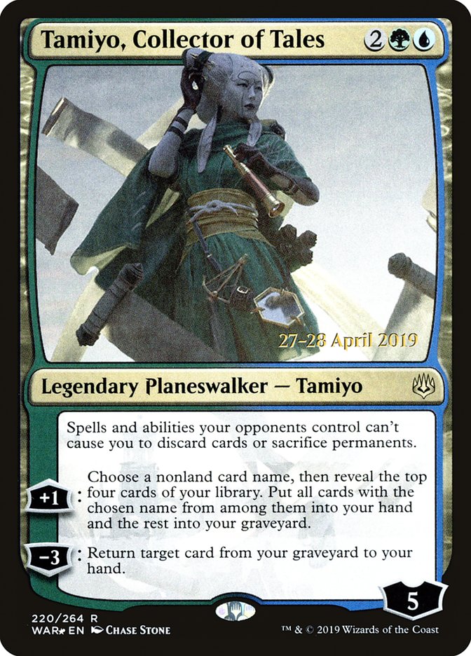 Tamiyo, Collector of Tales  [War of the Spark Prerelease Promos] | Rook's Games and More