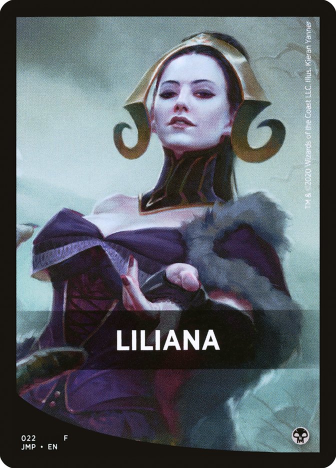 Liliana Theme Card [Jumpstart Front Cards] | Rook's Games and More