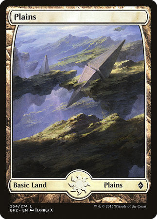 Plains (254) - Full Art [Battle for Zendikar] | Rook's Games and More