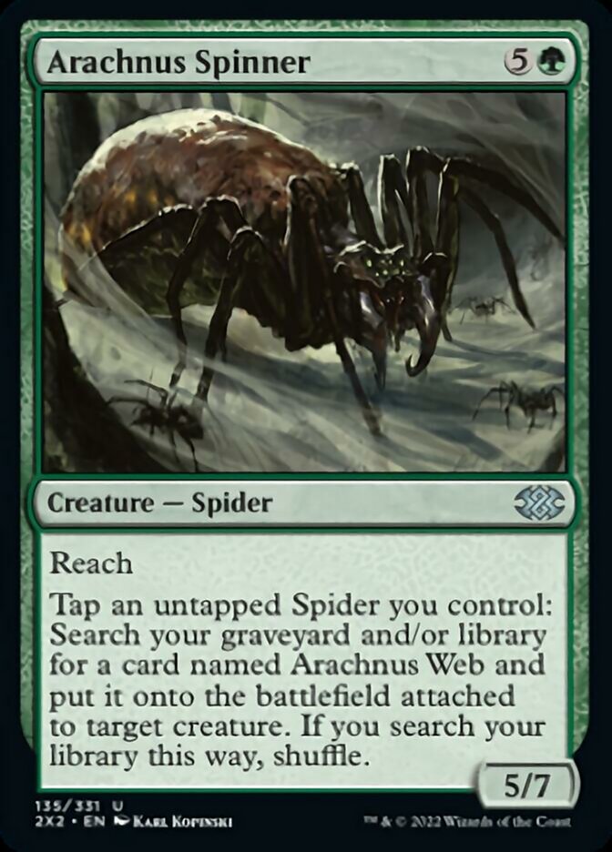 Arachnus Spinner [Double Masters 2022] | Rook's Games and More