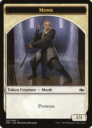 Monk Token [Fate Reforged Tokens] | Rook's Games and More