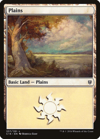 Plains (337) [Commander 2016] | Rook's Games and More