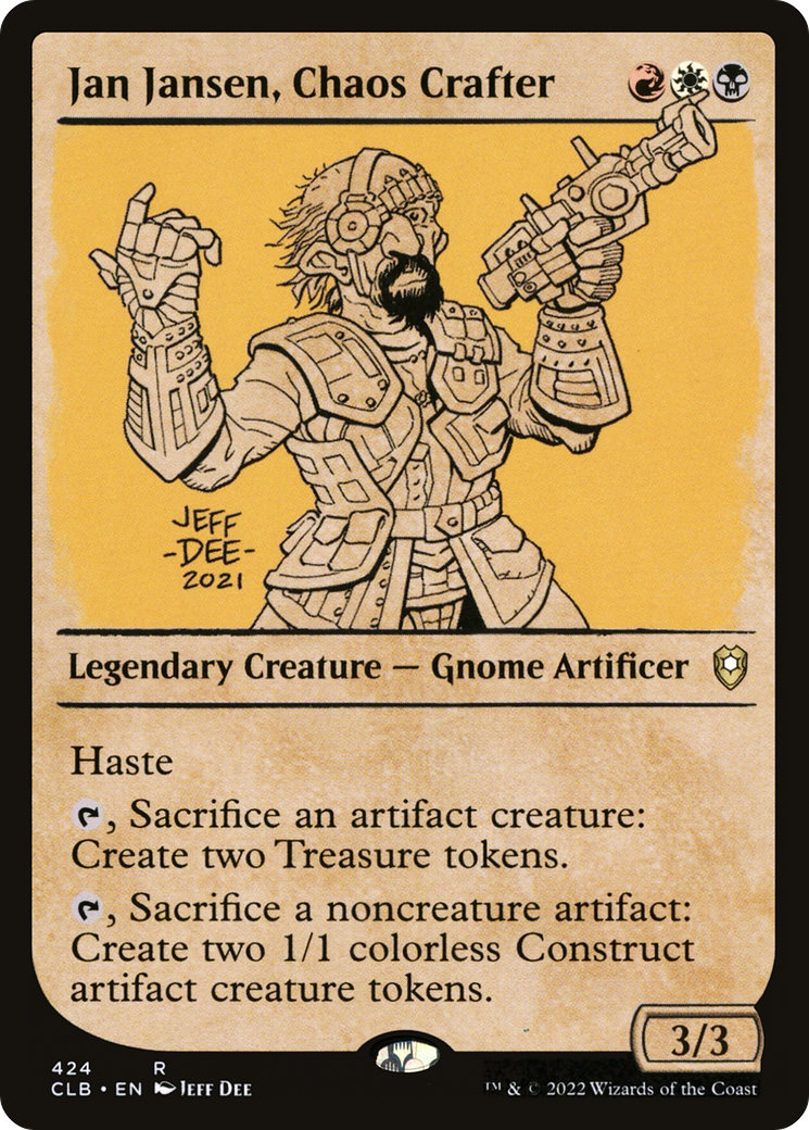 Jan Jansen, Chaos Crafter (Showcase) [Commander Legends: Battle for Baldur's Gate] | Rook's Games and More