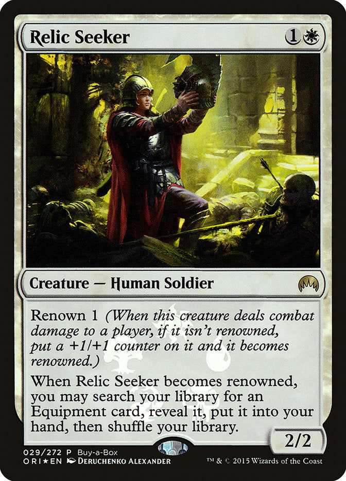 Relic Seeker (Buy-A-Box) [Magic Origins Promos] | Rook's Games and More