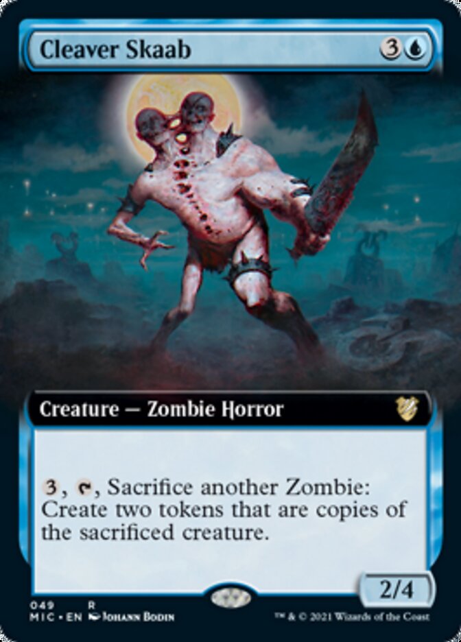 Cleaver Skaab (Extended) [Innistrad: Midnight Hunt Commander] | Rook's Games and More
