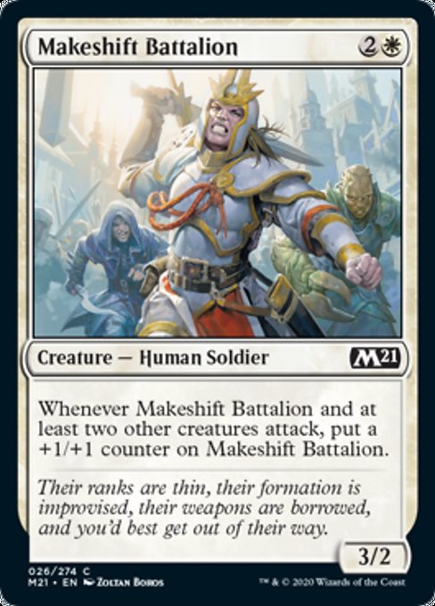 Makeshift Battalion [Core Set 2021] | Rook's Games and More
