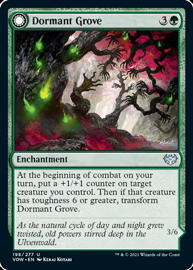 Dormant Grove // Gnarled Grovestrider [Innistrad: Crimson Vow] | Rook's Games and More