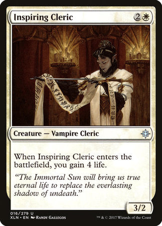 Inspiring Cleric [Ixalan] | Rook's Games and More