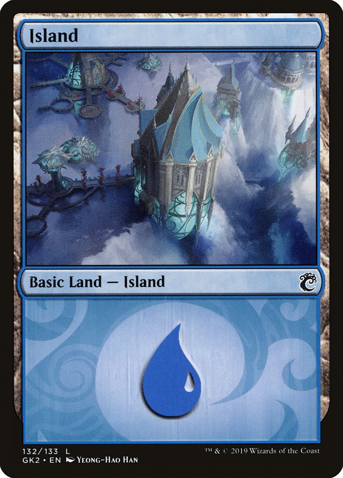 Island (132) [Ravnica Allegiance Guild Kit] | Rook's Games and More