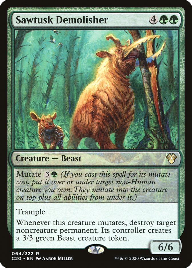 Sawtusk Demolisher [Commander 2020] | Rook's Games and More