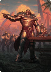 Karn, Living Legacy Art Card 1 [Dominaria United Art Series]