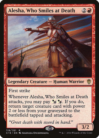 Alesha, Who Smiles at Death [Commander 2016] | Rook's Games and More