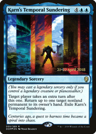 Karn's Temporal Sundering [Dominaria Promos] | Rook's Games and More