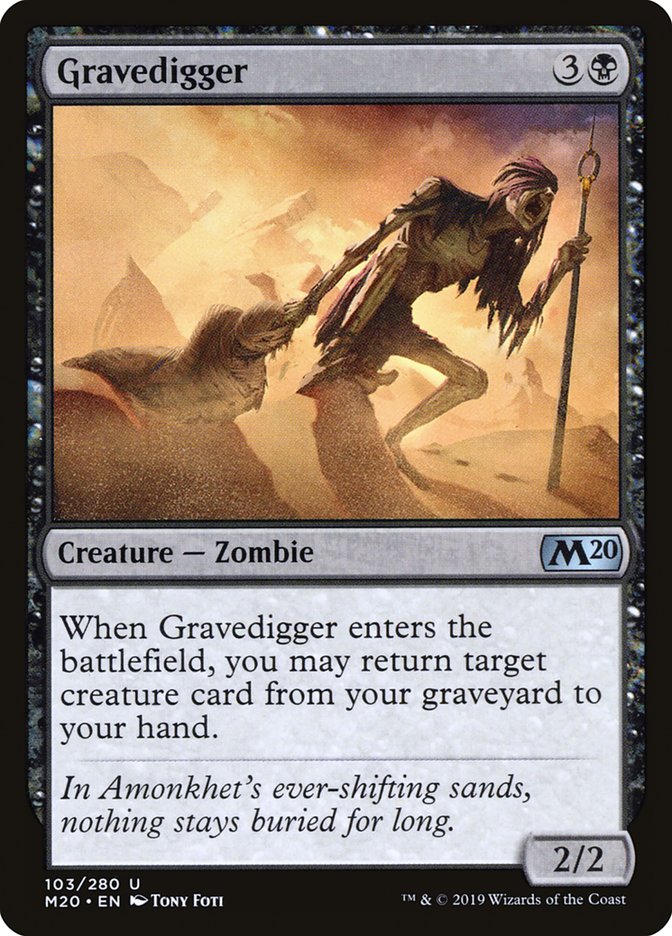 Gravedigger [Core Set 2020] | Rook's Games and More