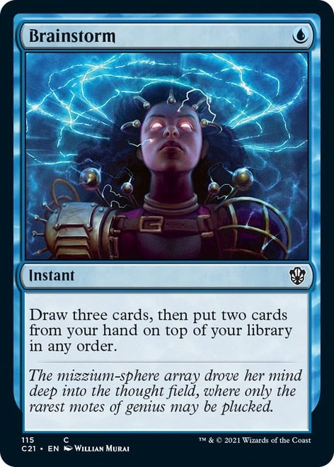 Brainstorm [Commander 2021] | Rook's Games and More