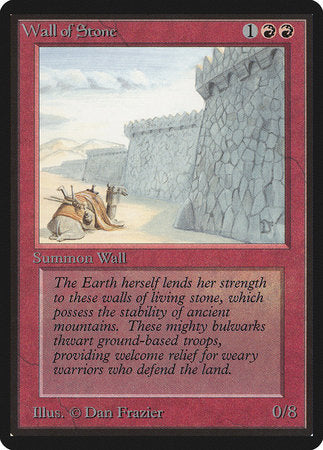 Wall of Stone [Limited Edition Beta] | Rook's Games and More