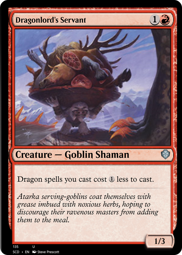 Dragonlord's Servant [Starter Commander Decks] | Rook's Games and More