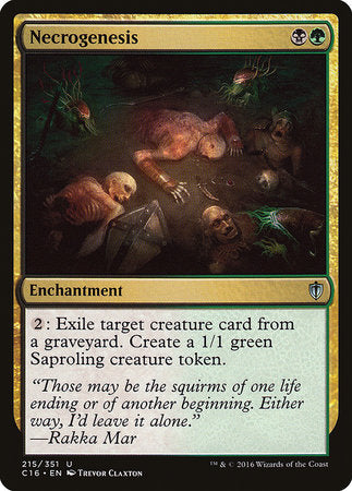 Necrogenesis [Commander 2016] | Rook's Games and More