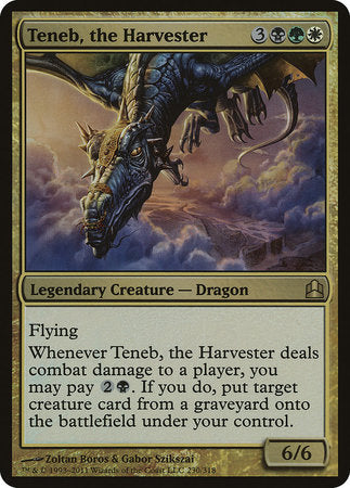 Teneb, the Harvester (Oversized) [Commander 2011 Oversized] | Rook's Games and More