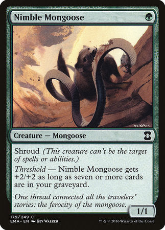 Nimble Mongoose [Eternal Masters] | Rook's Games and More