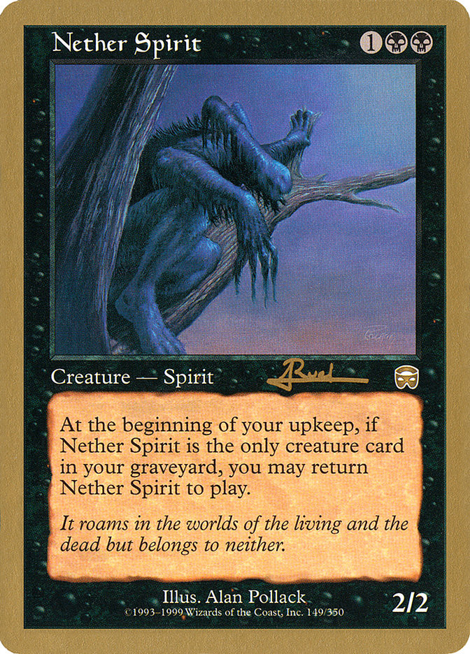 Nether Spirit (Antoine Ruel) [World Championship Decks 2001] | Rook's Games and More