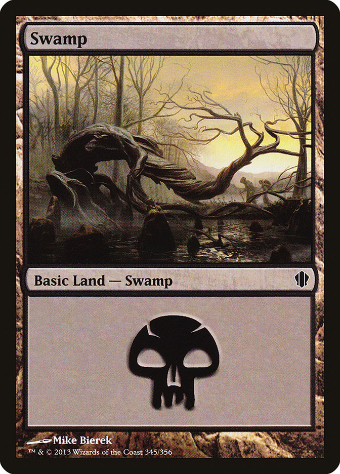 Swamp (345) [Commander 2013] | Rook's Games and More