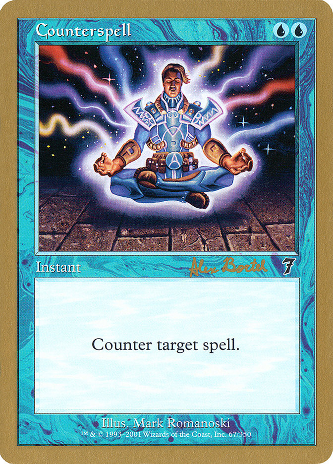 Counterspell (Alex Borteh) (7ED) [World Championship Decks 2001] | Rook's Games and More