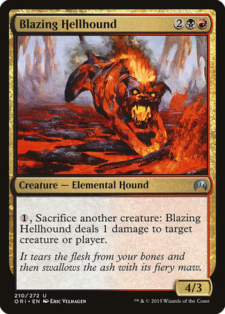 Blazing Hellhound [Magic Origins] | Rook's Games and More