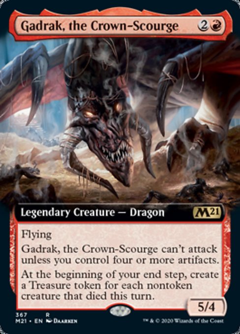 Gadrak, the Crown-Scourge (Extended Art) [Core Set 2021] | Rook's Games and More