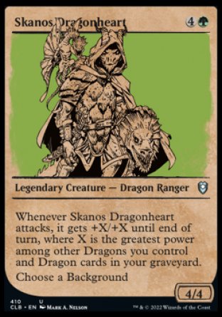 Skanos Dragonheart (Showcase) [Commander Legends: Battle for Baldur's Gate] | Rook's Games and More