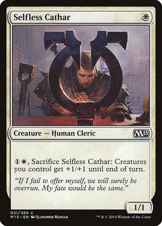 Selfless Cathar [Magic 2015] | Rook's Games and More