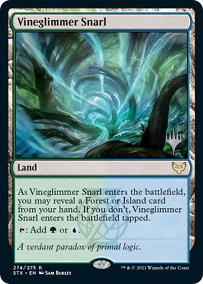 Vineglimmer Snarl (Promo Pack) [Strixhaven: School of Mages Promos] | Rook's Games and More