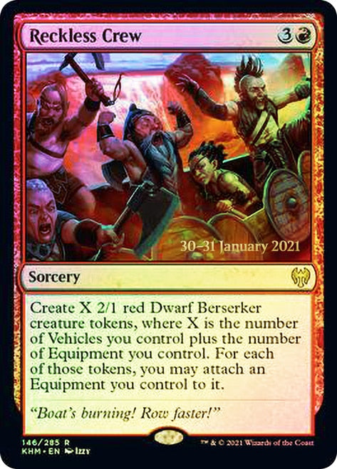 Reckless Crew  [Kaldheim Prerelease Promos] | Rook's Games and More