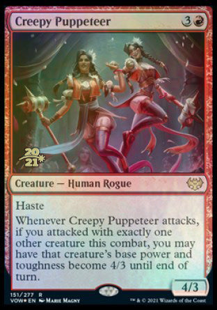 Creepy Puppeteer [Innistrad: Crimson Vow Prerelease Promos] | Rook's Games and More