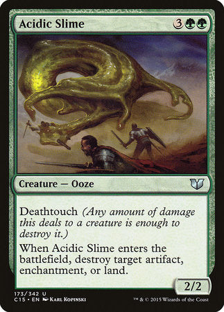 Acidic Slime [Commander 2015] | Rook's Games and More