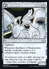 The Restoration of Eiganjo // Architect of Restoration [Kamigawa: Neon Dynasty Prerelease Promos] | Rook's Games and More