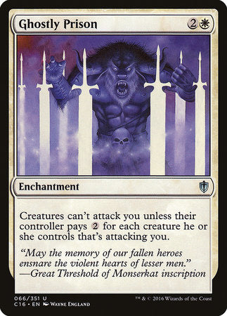 Ghostly Prison [Commander 2016] | Rook's Games and More
