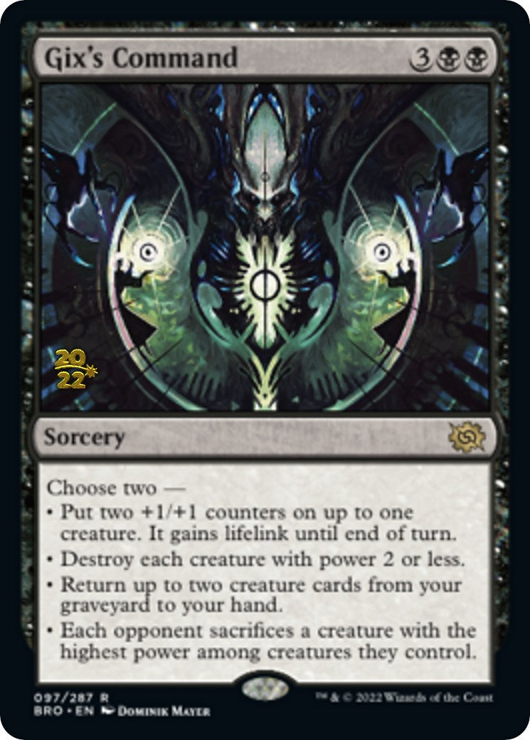 Gix's Command [The Brothers' War: Prerelease Promos] | Rook's Games and More